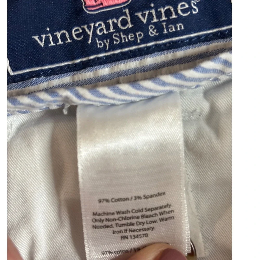 Vineyard Vines Mens Seersucker Club Shorts 40 Preppy Coastal Resort Cotton Blend